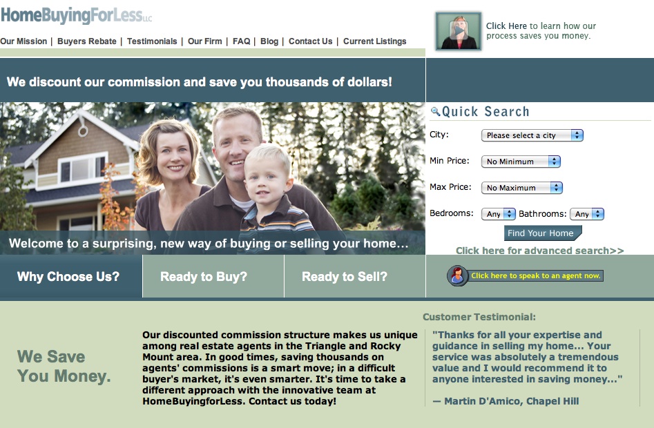 HBFL Web site screenshot
